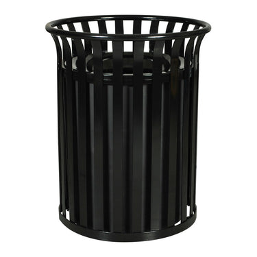Black Streetscape Outdoor Receptacle